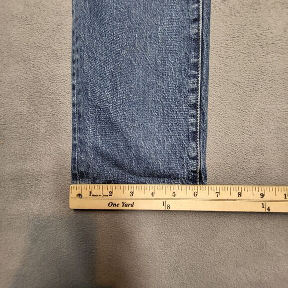 Levi's 511 Jeans Mens 30x31 Blue Modern Big E Slim Straight Distressed Denim - Picture 6 of 10